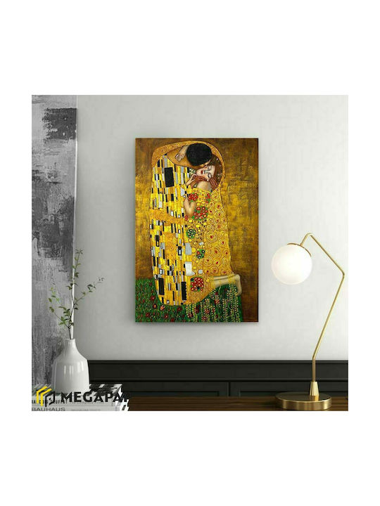 Megapap The Kiss Tablou Copie a lui Gustav Klimt pe Pânză 40x60cm