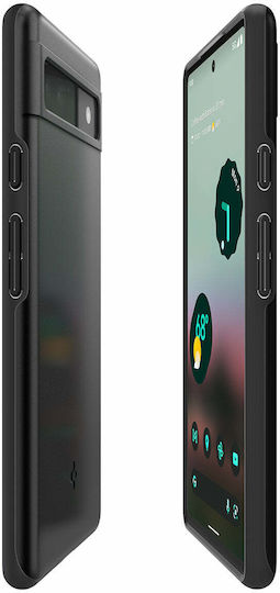 Spigen Thin Fit Back Cover Plastic / Silicone 1.55mm Black (Google Pixel 6a)