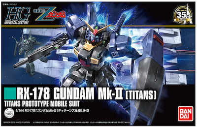 Namco - Bandai Gundam: HG 1/144 RX-178 Gundam MK-II (Titans) Φιγούρα σε Κλίμακα 1:144