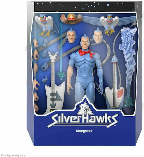 Super7 SilverHawks: Bluegrass Bluegrass Actionfigur Höhe 18cm