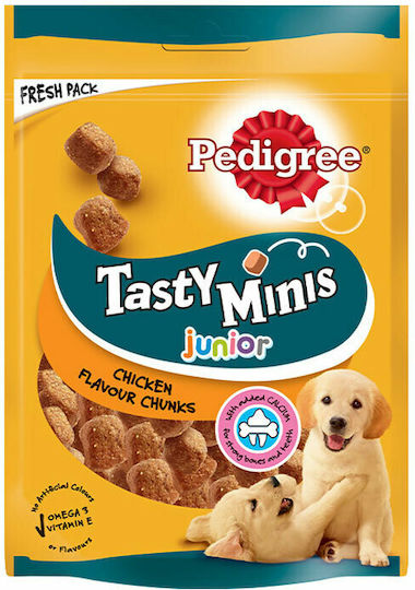 Pedigree Tasty Minis Junior Treat for Puppies with Chicken 125gr 8pcs