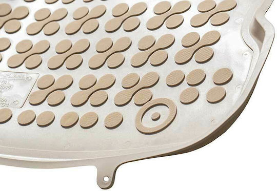 Rezaw Plast Set of Front and Rear Mats 4pcs Tray Type for Audi A6 / A7 2012+ Beige