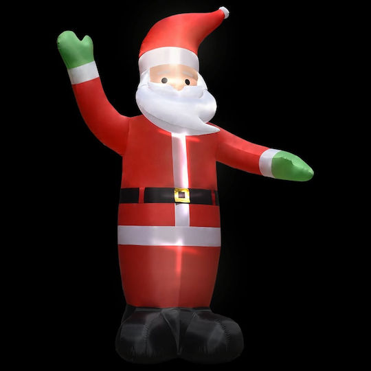 Outdoor Inflatable Illuminated Santa Claus Electric Red 300cm