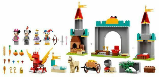 LEGO Castelul Mickey And Friends Castle Defenders pentru 4+ ani Ani 215buc