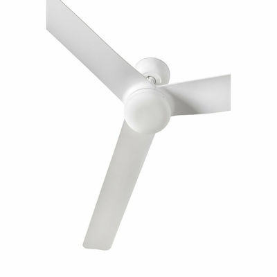 Faro Barcelona Punt Led 33814-20 Ceiling Fan 130cm with Light and Remote Control White