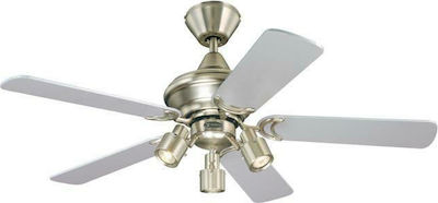 Westinghouse Kingston 72114 Ceiling Fan 105cm with Light Weathered Maple/Silver