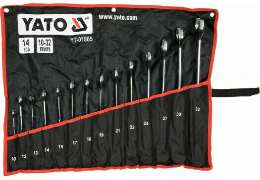 Yato Set Deutsch Polygon mit Größe von 10mm bis 32mm 14Stück
