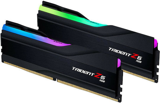 G.Skill Trident Z5 RGB DDR5 64GB RAM με 2x32GB Modules και Ταχύτητα 5600 για Desktop