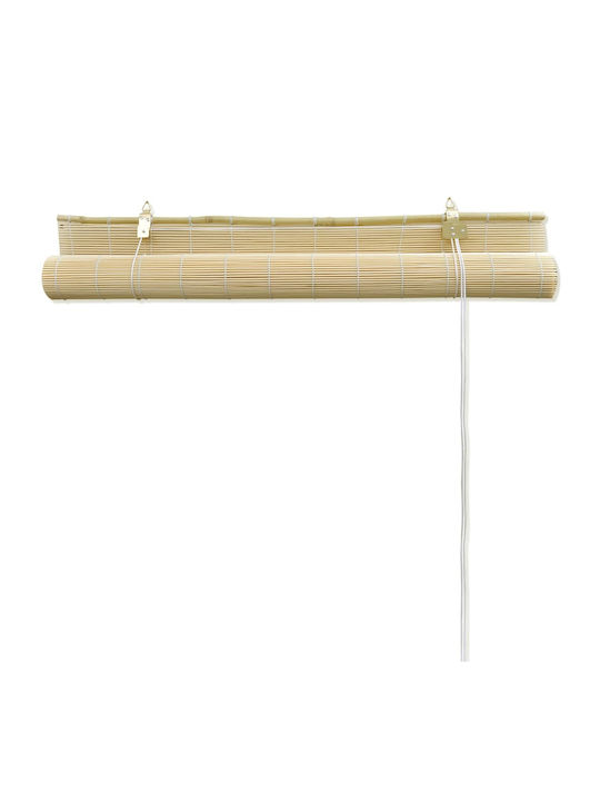 vidaXL Shade Blind Bamboo Beige L120xH220cm