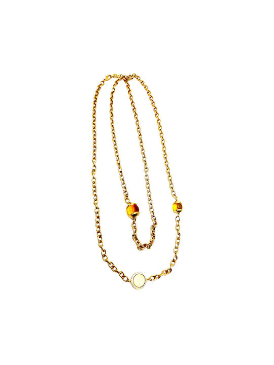 Rebecca Necklace Gold Plated with Pearls