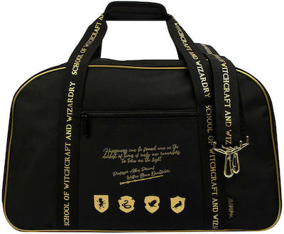 Blue Sky Studios Harry Potter Kit Bag - Hogwarts Shield Sack Voyage Black L50xW32xH32cm