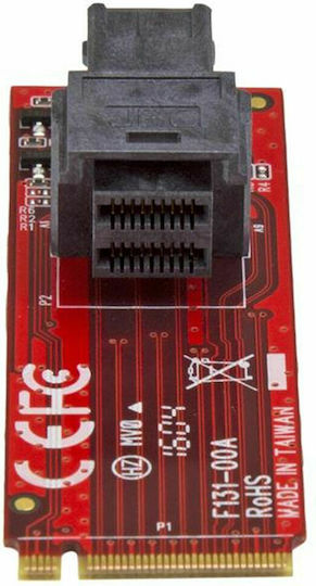 StarTech Card adaptor gazdă U.2 la M.2 PCI Express 3.0 x4 pentru gazdă Roșu (M2E4SFF8643)