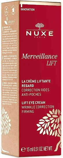 Nuxe Merveillance Lift Eye Cream for Anti-Aging Dark Circles & Eye Bags 15ml