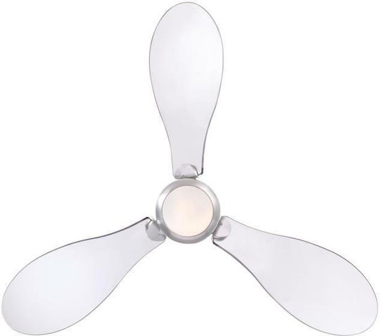 Westinghouse Josef Ανεμιστήρας Οροφής 122cm με Φως Ασημί