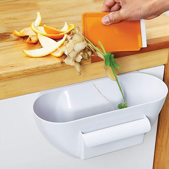 Veltihome Plastic Trash Trap With Spatula Scrap Trap 29x16x12cm Household Accessories 82000 1pcs