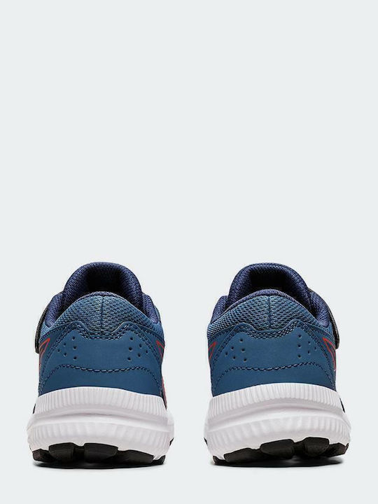 Contend 8 Ps Kids Sports Shoes Running with Hoop & Loop Closure Blue