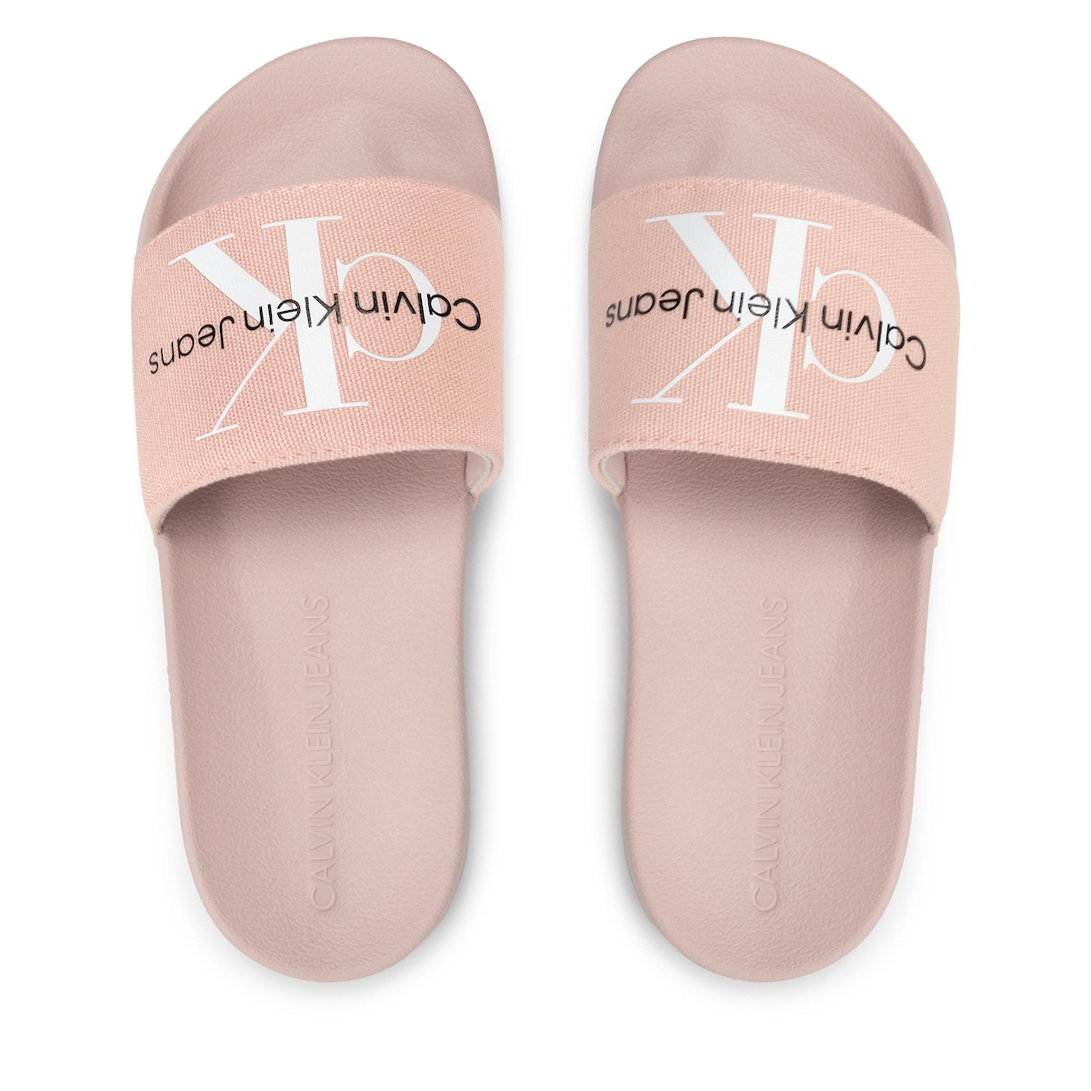 Calvin Klein Monogram Slides σε Ροζ 
