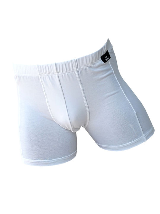 bs Boxer shorts Alb Tencel / Bumbac