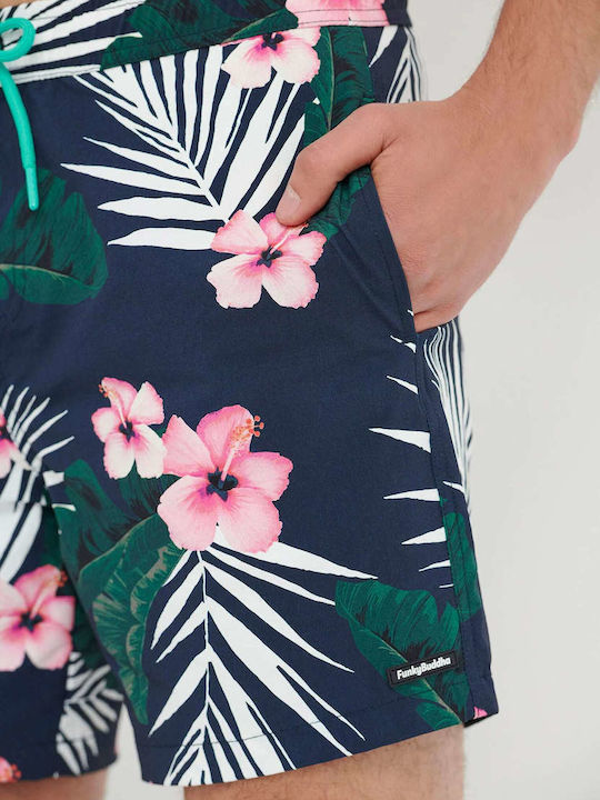 Ανδρικό Μαγιό Σορτς Navy Μπλε Floral