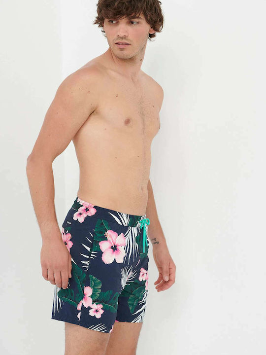 Ανδρικό Μαγιό Σορτς Navy Μπλε Floral