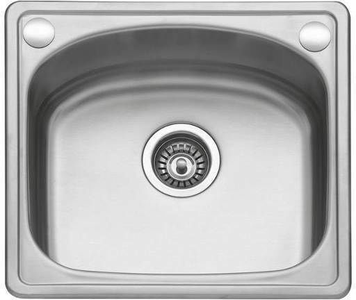 ICK5042 Ένθετος Inox Σατινέ Μ50xΠ43cm Ασημί