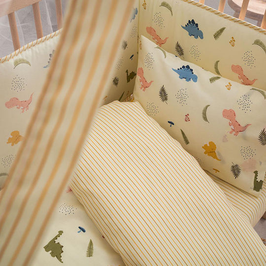 Vesta Home Jurassic Бебешка кувертюра Памук Бежов 120x160см