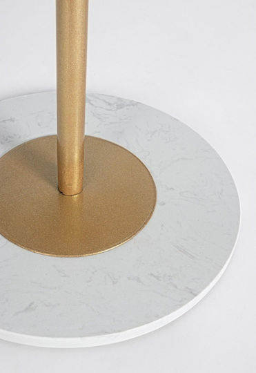 Bizzotto Καλόγερος Μεταλλικός Χρυσός 35x35x175cm