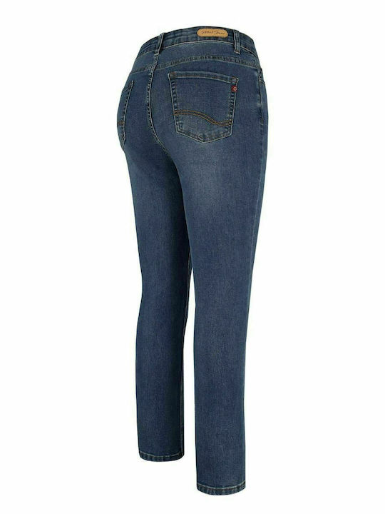 Volcano D-KELLY 22 Damen Skinny-Jeans mit normaler Taille - Blau