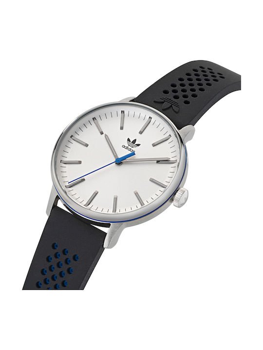 adidas Code One Ανδρικό Ρολόι 38mm Μπαταρίας με Μαύρο Καουτσούκ Λουράκι