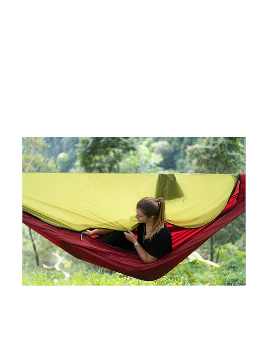 Ticket To The Moon Parachute Double Hammock Burgundy 310x200cm