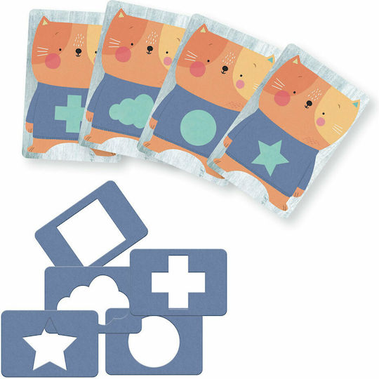 Настолна игра Primo Ludo-Shapes за 2 играчи 2+ години Djeco