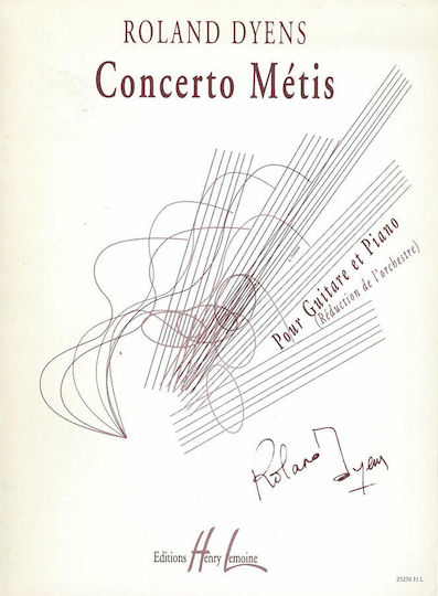 Henry Lemoine Dyens - Concerto Metis Παρτιτούρα για Κιθάρα / Πιάνο