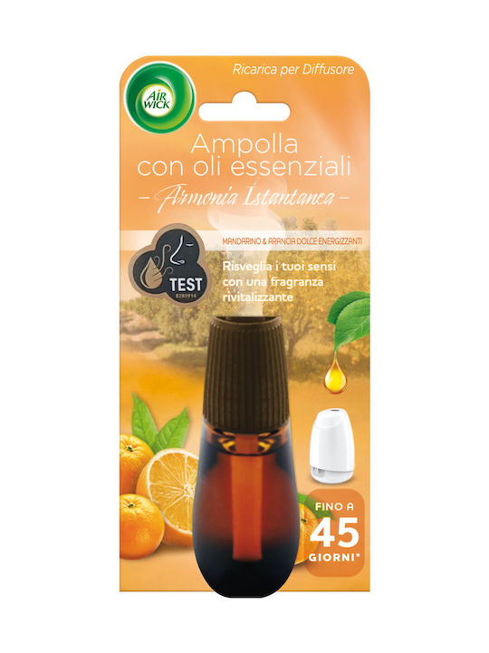 Airwick Set Raumduft Ersatz Essential Mist mit Duft Orange & Mandarine 1Stück