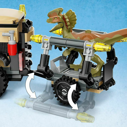 LEGO Jurassic World Pyroraptor & Dilophosaurus Transport για 7+ Ετών 254τμχ