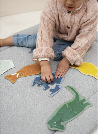 Holz Kinderpuzzle Mr Crocodile 4pcs Trixie