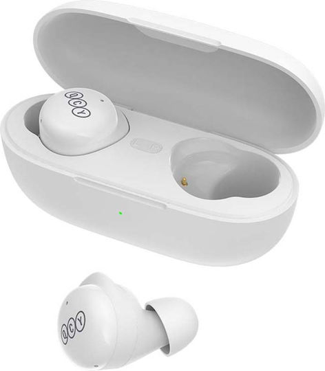 QCY T17 In-ear Bluetooth Handsfree Earphones with Charging Case White
