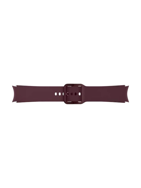 Samsung Armband Silikon Burgundy (Galaxy Watch4/5/6/7/FE/4 Classic/6 Classic/5 Pro)