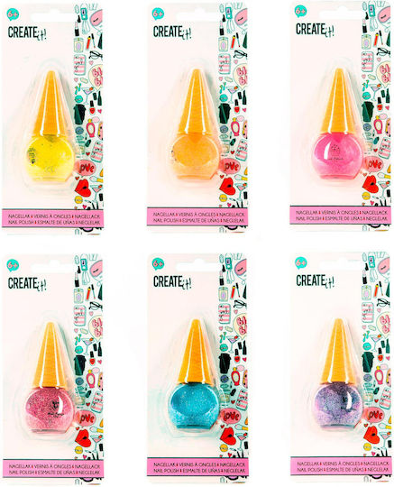 Canenco Create It Nail Polish Ice Cream Kinder-Nagellack Mehrfach (Verschiedene Designs)