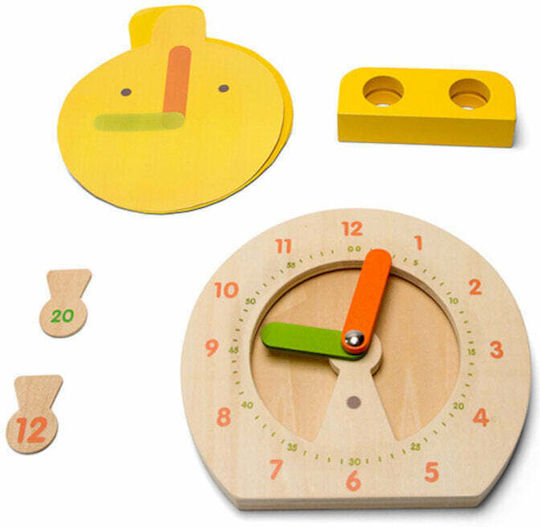 BS Toys Μαθαίνω την Ώρα Educational Time Learning Game made of Wood for 6+ years old Years Old