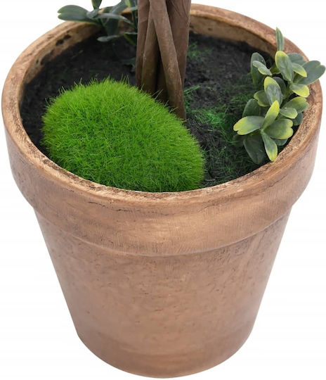 Изкуствено растение в саксийка Buxus (Обща кутия) Green 33см 2бр vidaXL