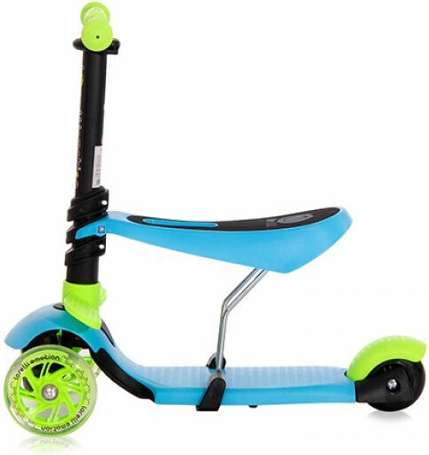 Lorelli Kinderroller Klappbar Smart Plus 3-Rad mit Sitz für 3+ Jahre Grün