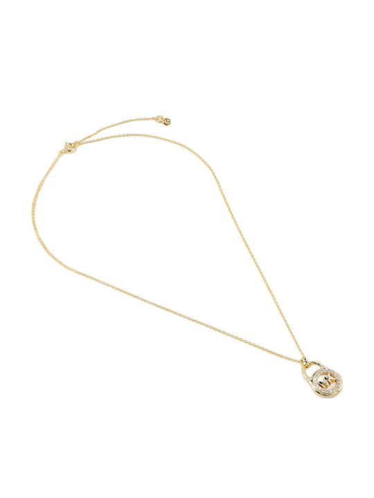 Michael Kors Premium Colier Din Argint Plăcut Cu Aur Michael Kors Premium Colier Din Argint Plăcut Cu Aur
