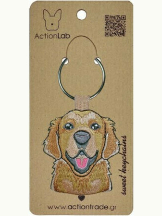 ActionLab Μπρελόκ Golden Retriever Υφασμάτινο