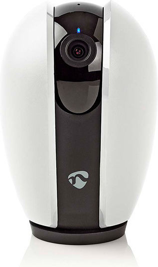 Nedis WIFICI21CGY IP Cameră de Supraveghere Wi-Fi Full HD 1080p cu Comunicare Bidirecțională și Lentilă 4mm (2 Huse înlocuibile) Gri