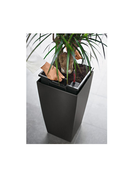 Lechuza Cubico Premium Self-watering Pot Plastic 39.5x39.5x75.5cm.