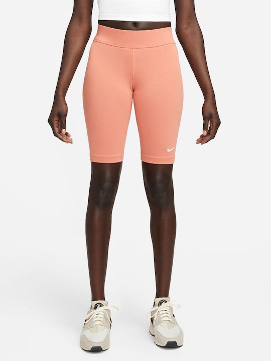 SPORTSWEAR ESSENTIAL Women's Bike Training Legging High Waisted Coral