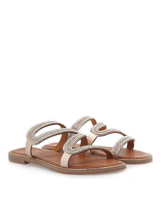 Seven Women's Flat Sandals in Pink Color