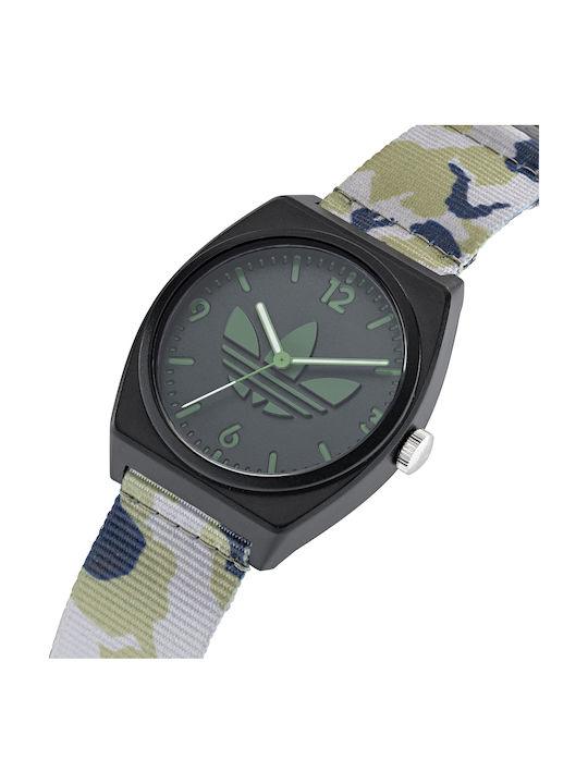 adidas Street Project Two Damen Uhr mit Stoffarmband