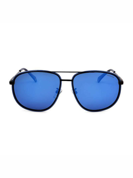 Polaroid Sonnenbrillen mit Blau Rahmen und Blau Polarisiert Linse PLD6118/G/S PJP