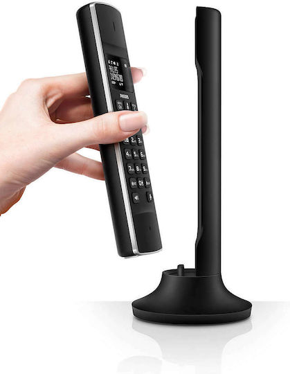 Philips M450 Cordless Phone with Greek Menu Black